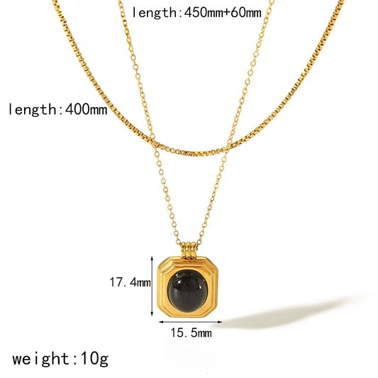 Royal shadow necklace