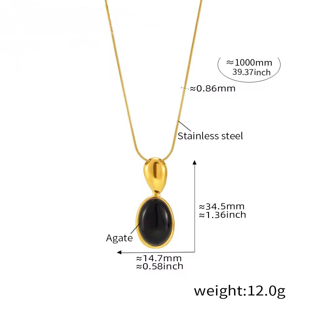 Asta black pendant