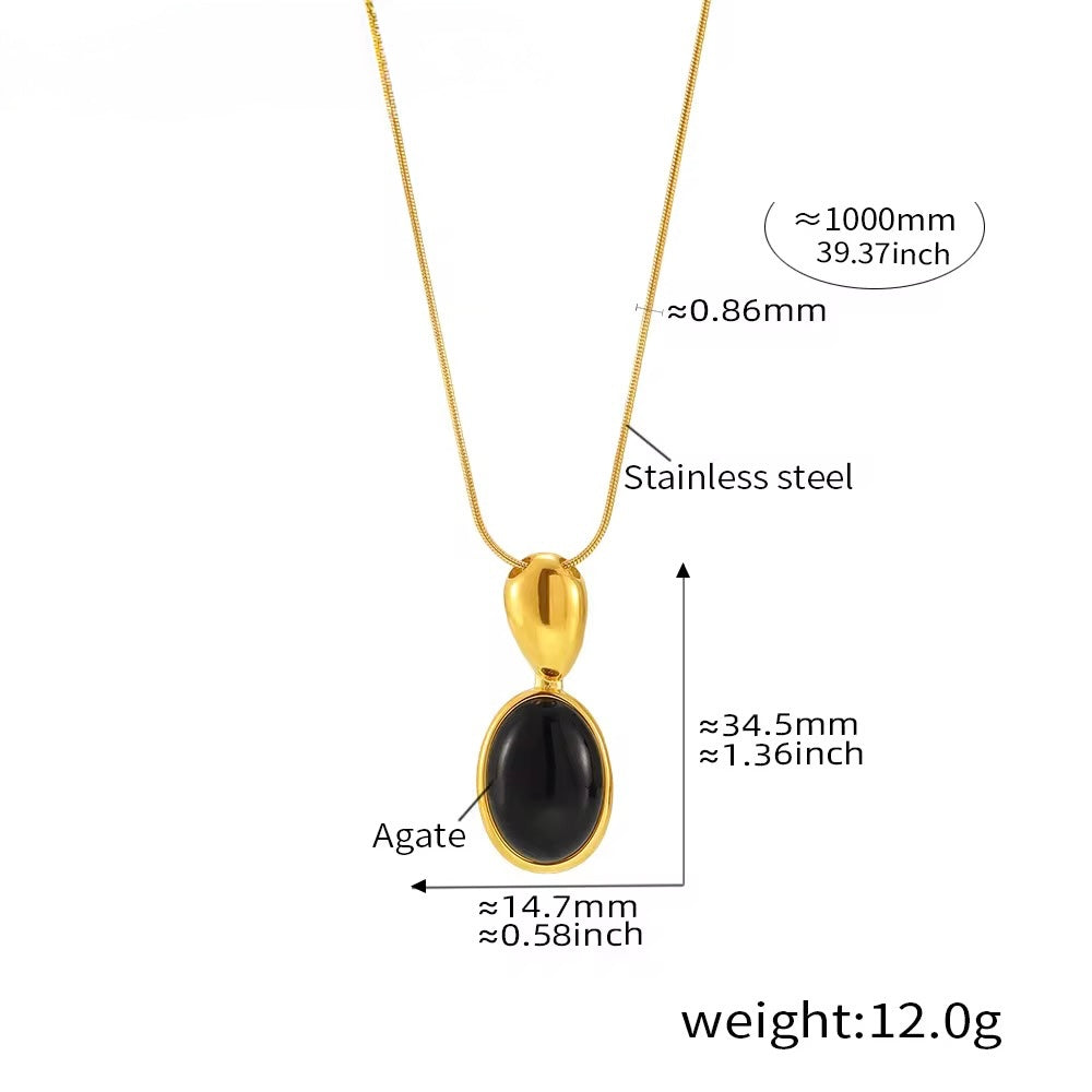 Asta black pendant