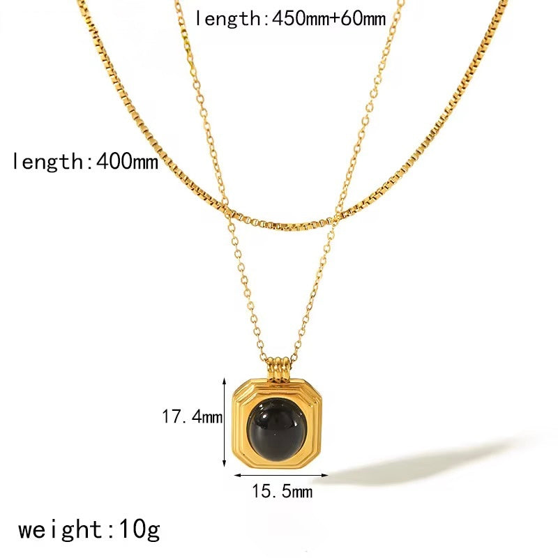 Royal shadow necklace